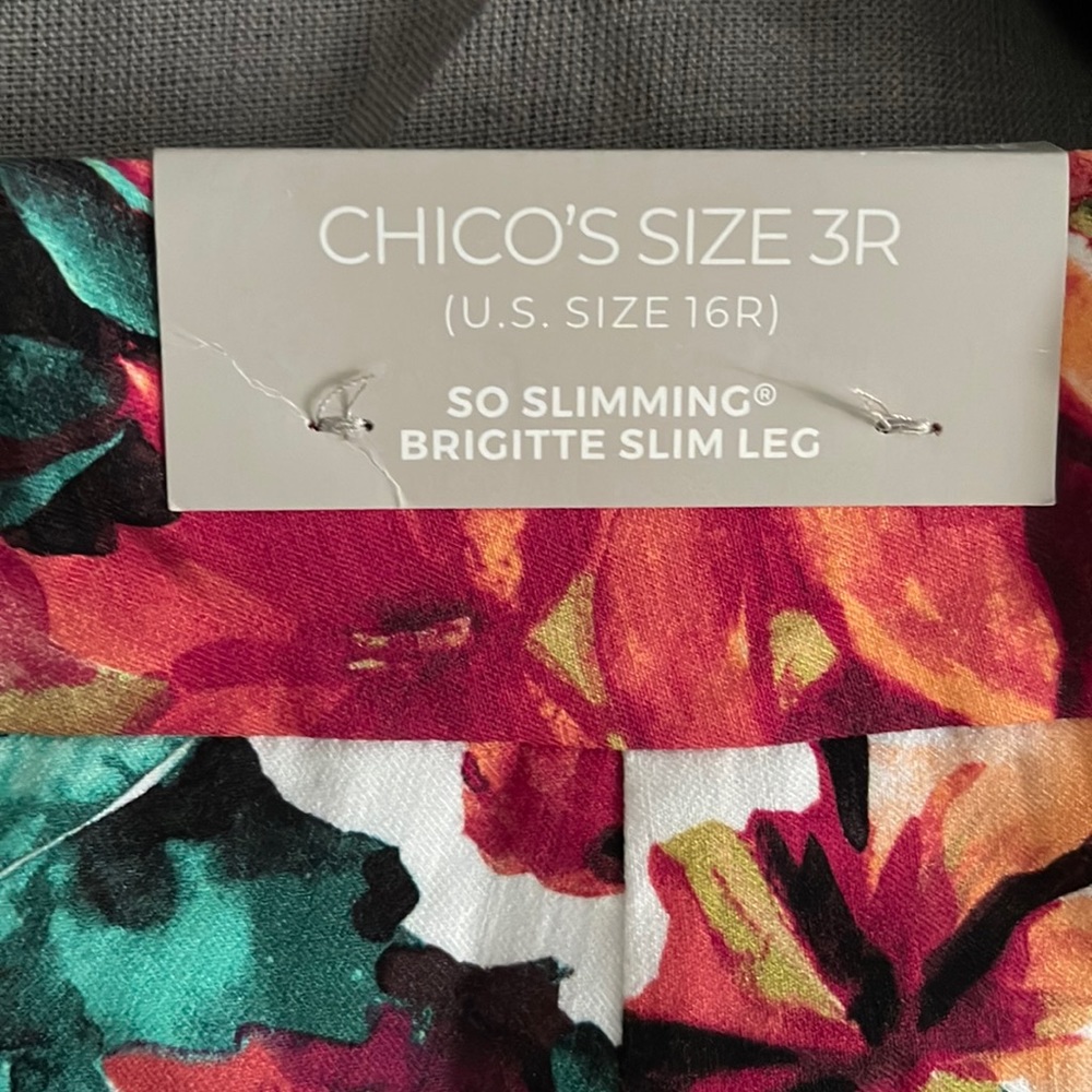 Chico’s Multicolored floral pants